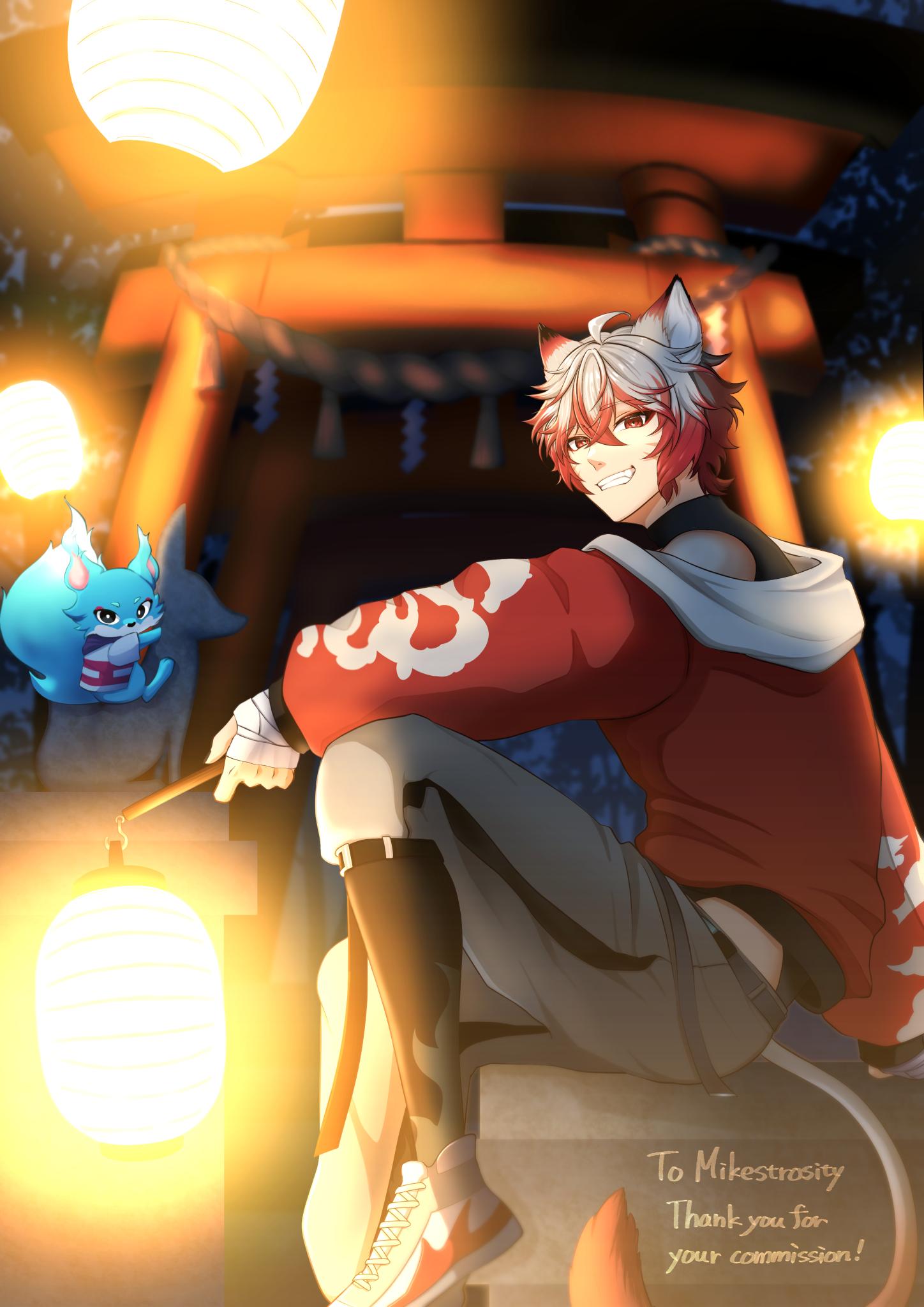 Discovery splash banner for Kitsune Forest Discord server