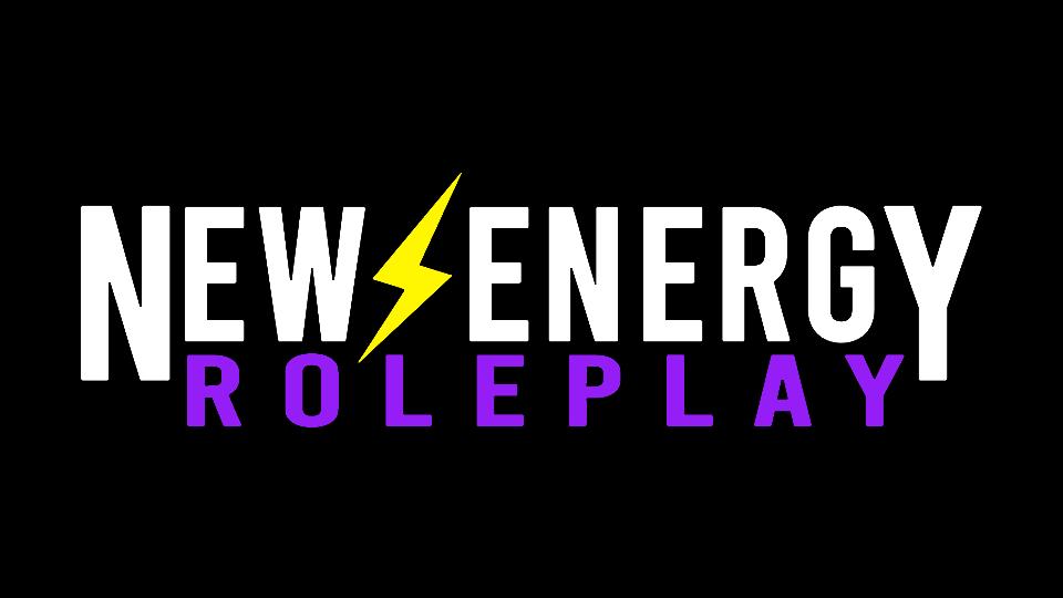 Discovery splash banner for NewEnergy RP Discord server