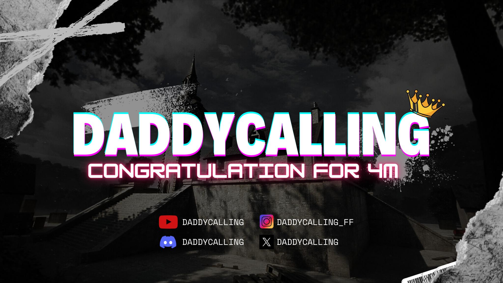 Discovery splash banner for DADDYCALLING | Indian Gaming 🎮 • Chilling 🥳 • Social Place 🪩 Discord server