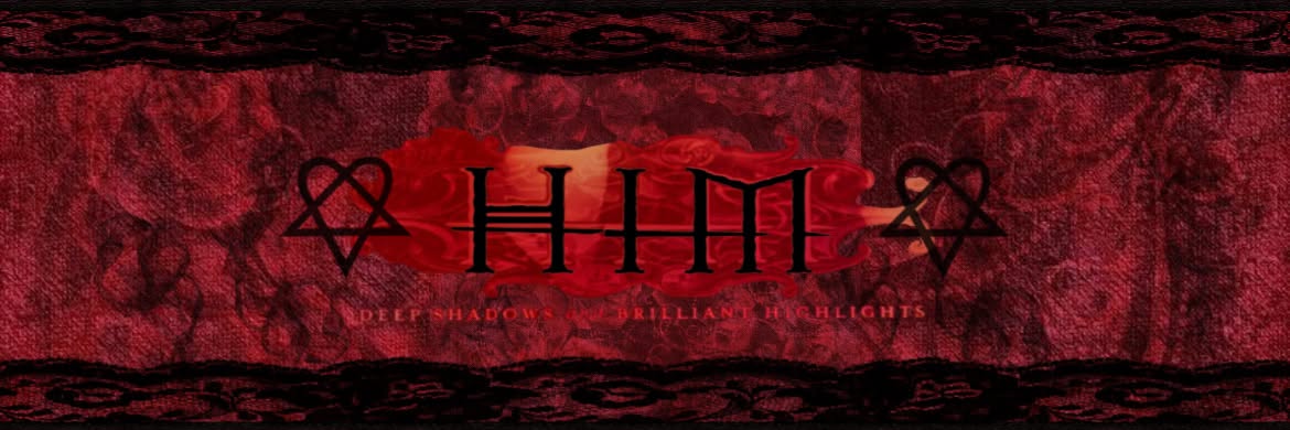Discovery splash banner for HIM | HEARTAGRAM♡𖤐 Discord server