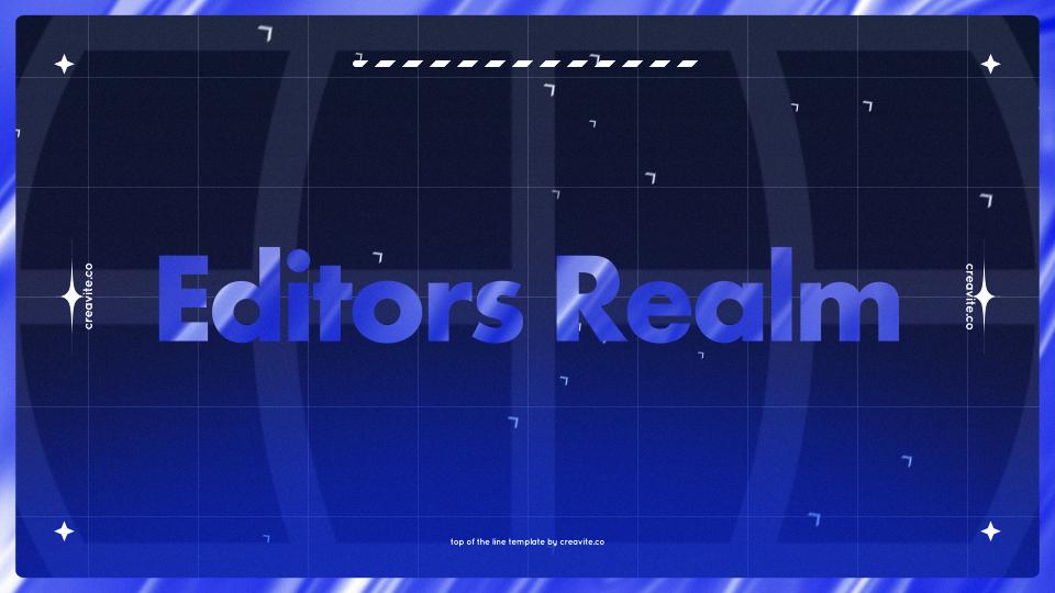 Discovery splash banner for Editors Realm Discord server
