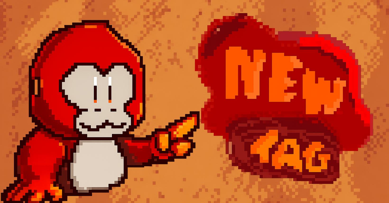 Discovery splash banner for New Tag Discord! Discord server