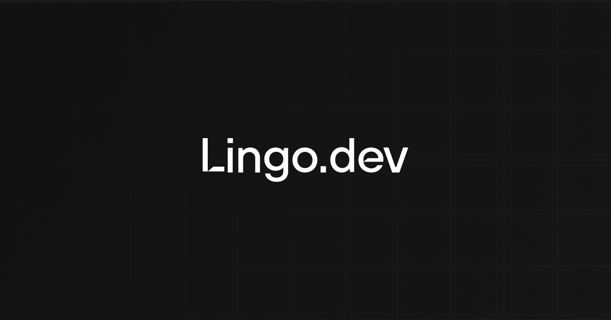 Discovery splash banner for Lingo.dev Discord server
