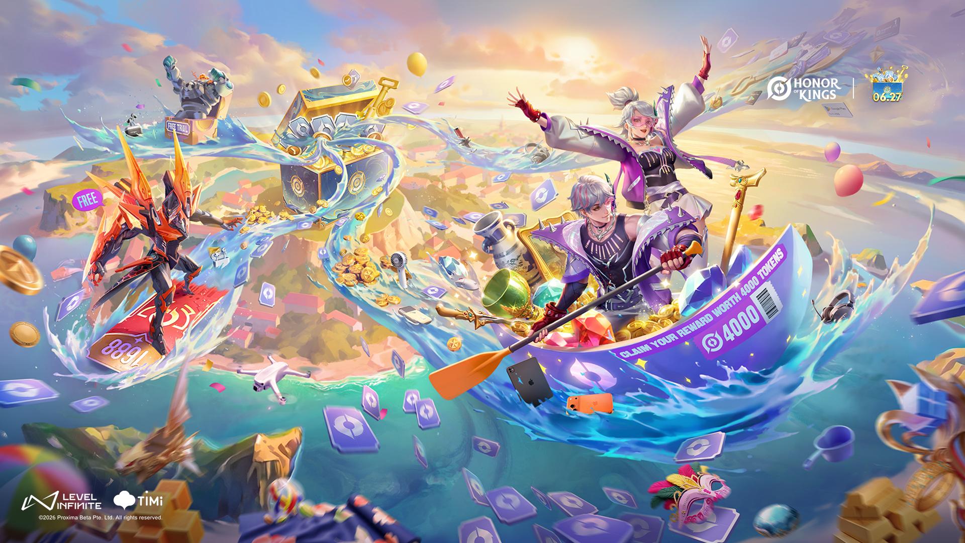 Discovery splash banner for Honor of Kings Indonesia Discord server