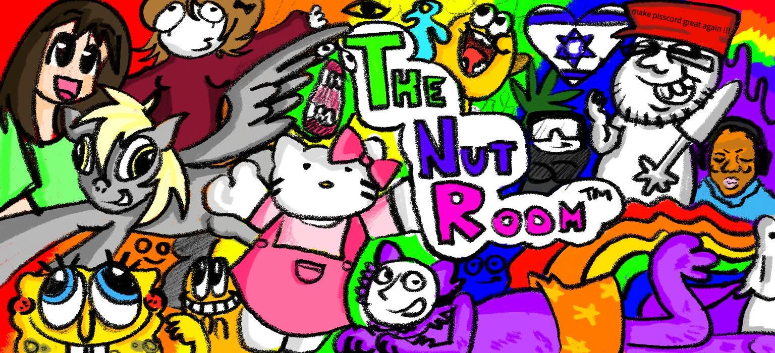 Discovery splash banner for The gay means happy room™ Discord server