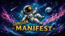 Discovery splash banner for GameGen | Manifests Discord server