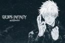 Discovery splash banner for Gojo’s Infinity Discord server