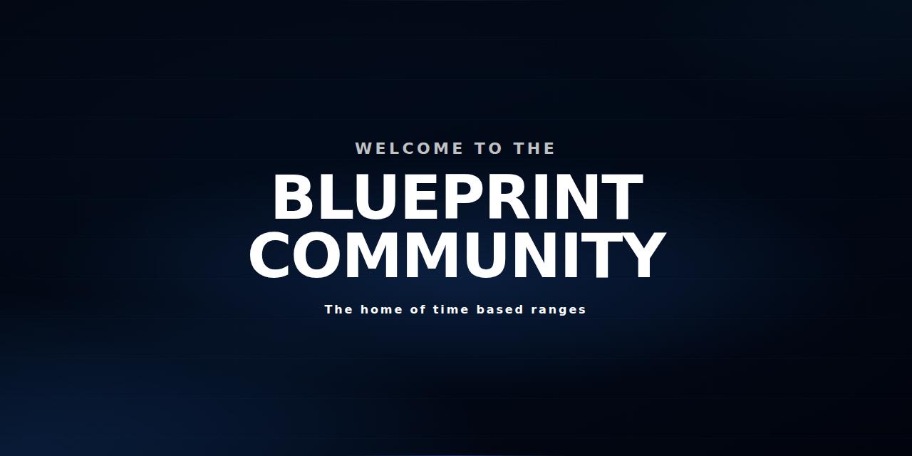 Discovery splash banner for The Blueprint Academy Discord server
