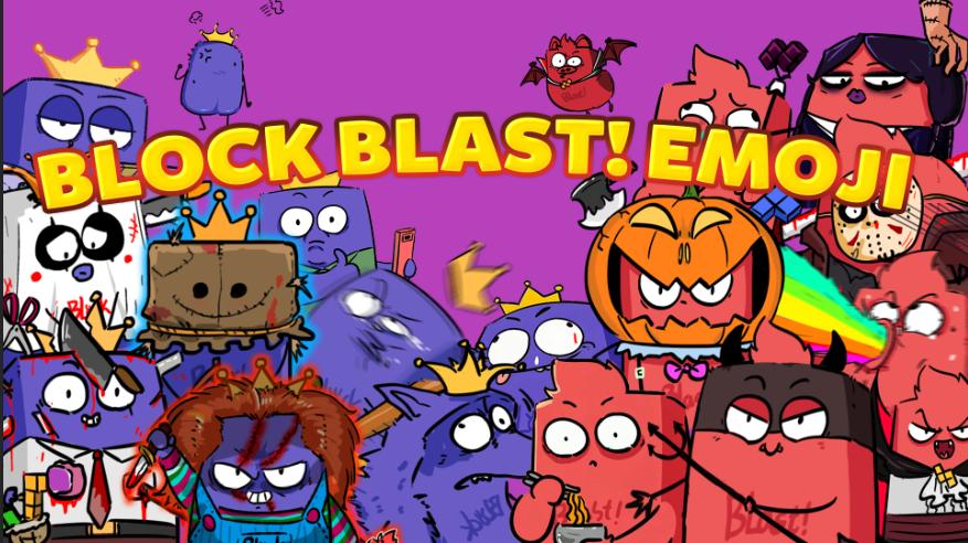 Discovery splash banner for Block Blast! Discord server