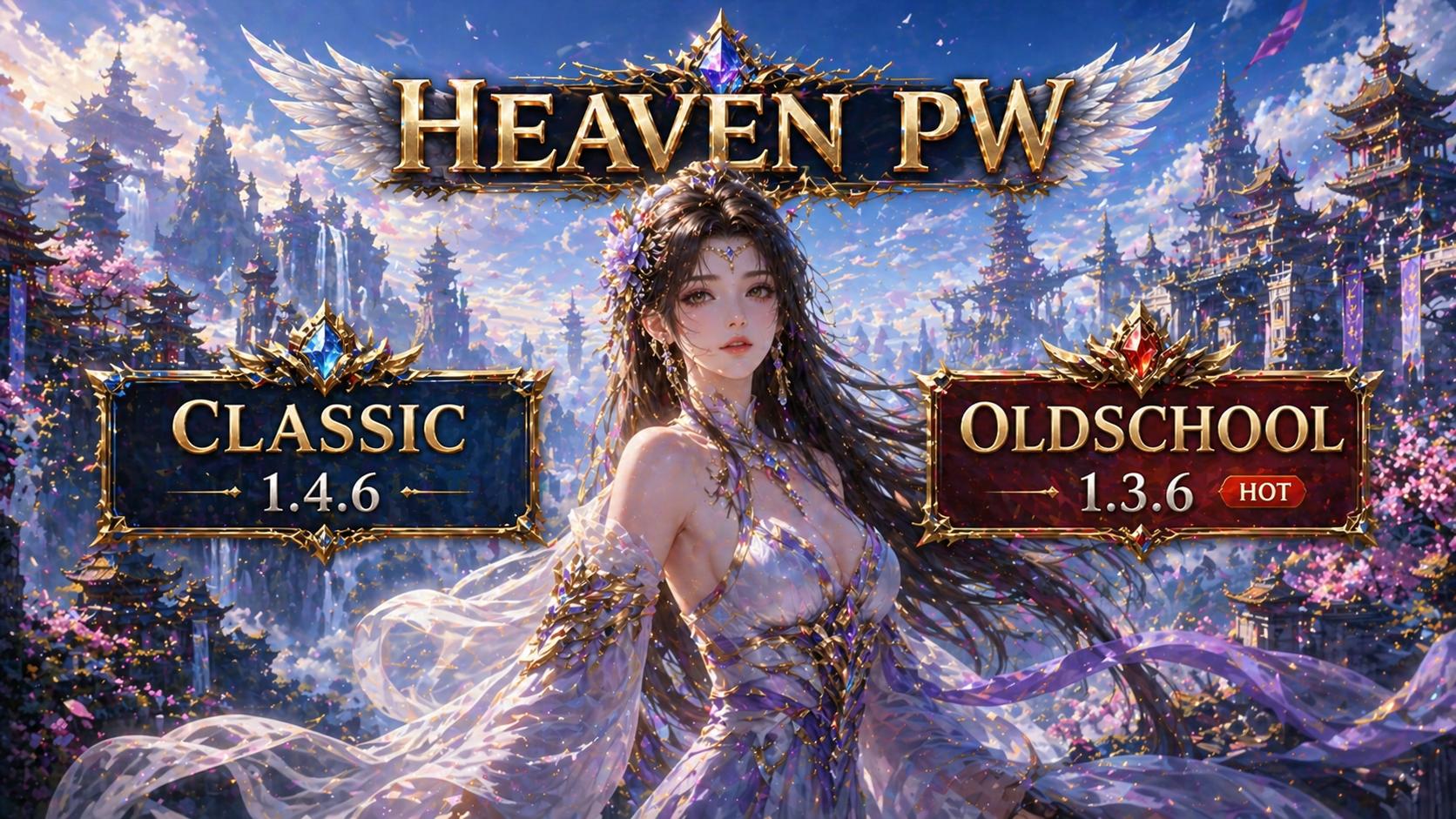 Discovery splash banner for Heaven Perfect World Discord server