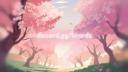 Discovery splash banner for K-Cards Community 🌸 Discord server