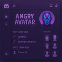Discovery splash banner for Angry Avatar9 Discord server