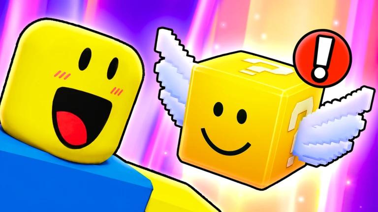 Discovery splash banner for Lucky block Rush | Official Discord server