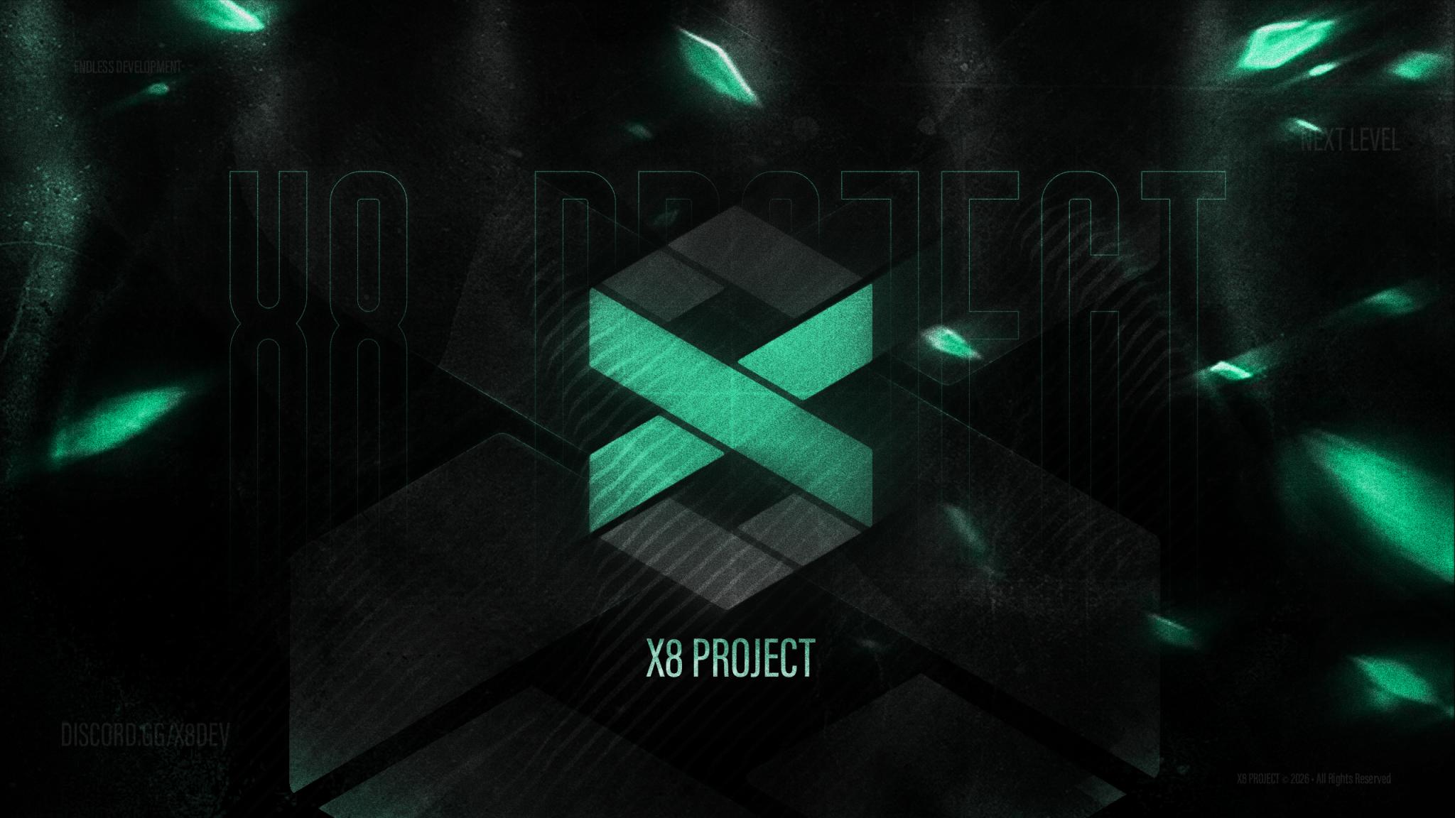 Discovery splash banner for X8 Project Discord server