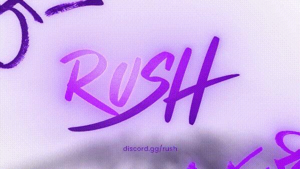 Discovery splash banner for RUSH Discord server