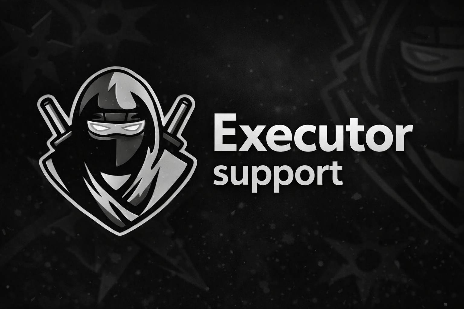 Discovery splash banner for Executor Support Discord server