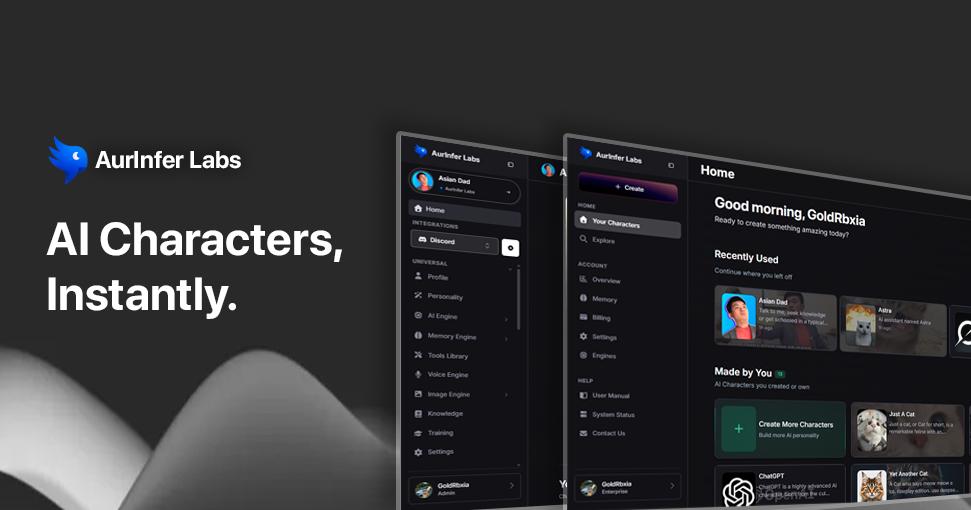 Discovery splash banner for AurInfer Labs Discord server