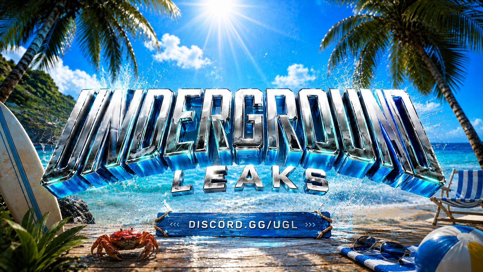 Discovery splash banner for Underground Leaks Discord server