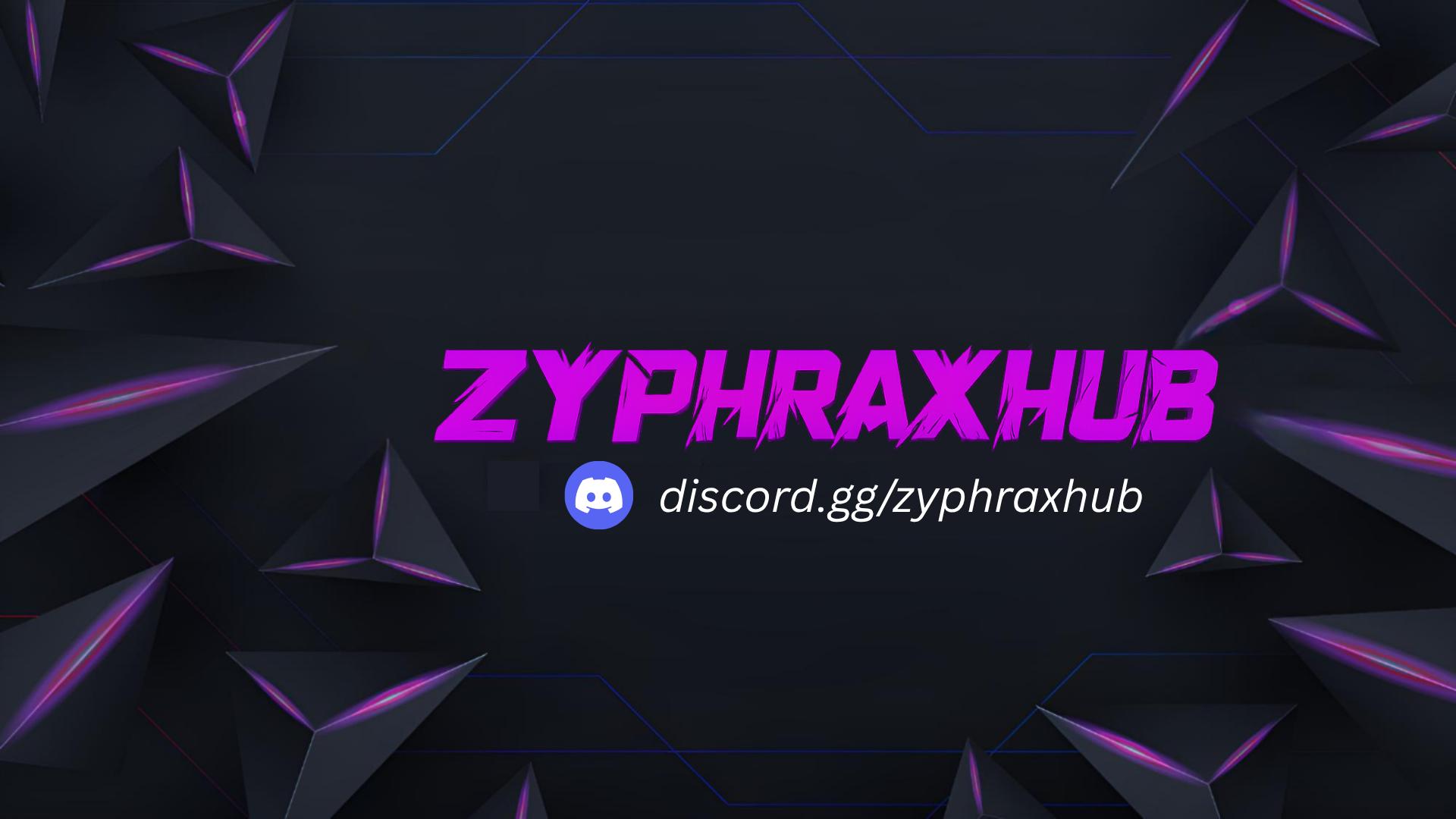 Discovery splash banner for ZyphraxHub Community Discord server