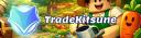Discovery splash banner for 🌱TradeKitsune | Grow a Garden Trade Discord server