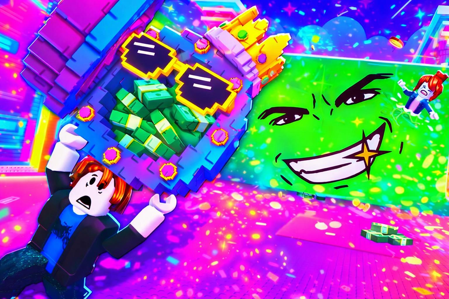 Discovery splash banner for Escape Tsunami For Brainrots! Discord server