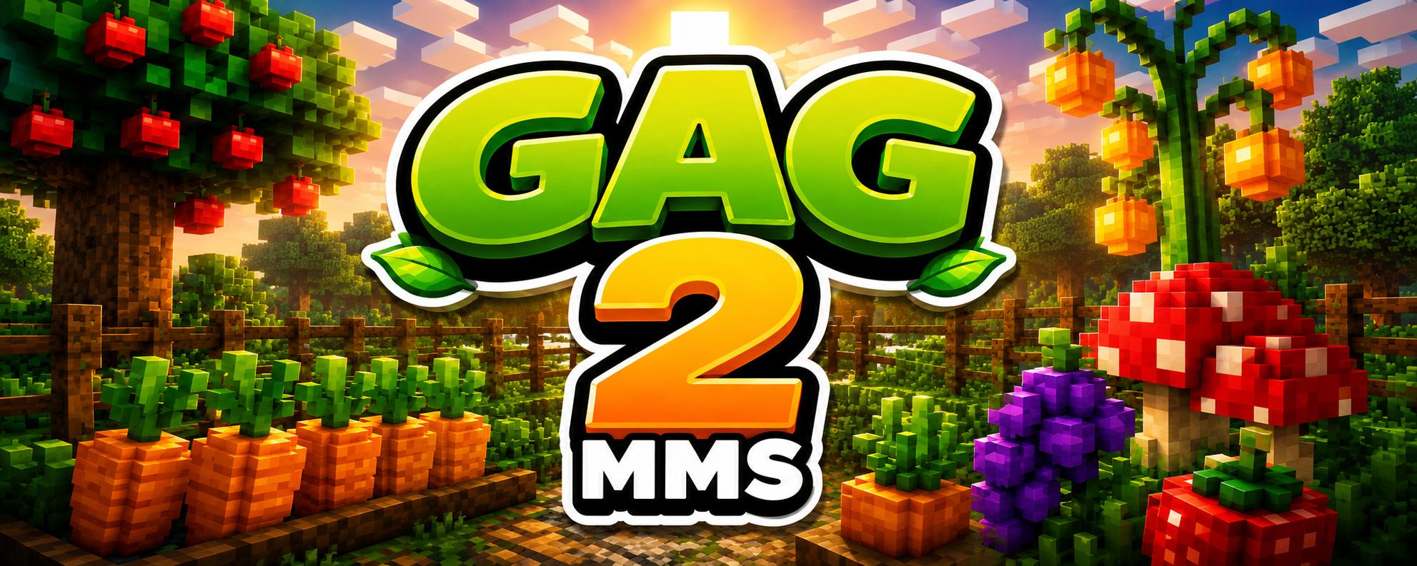 Discovery splash banner for GAG 2 Trading and Middleman Server Discord server