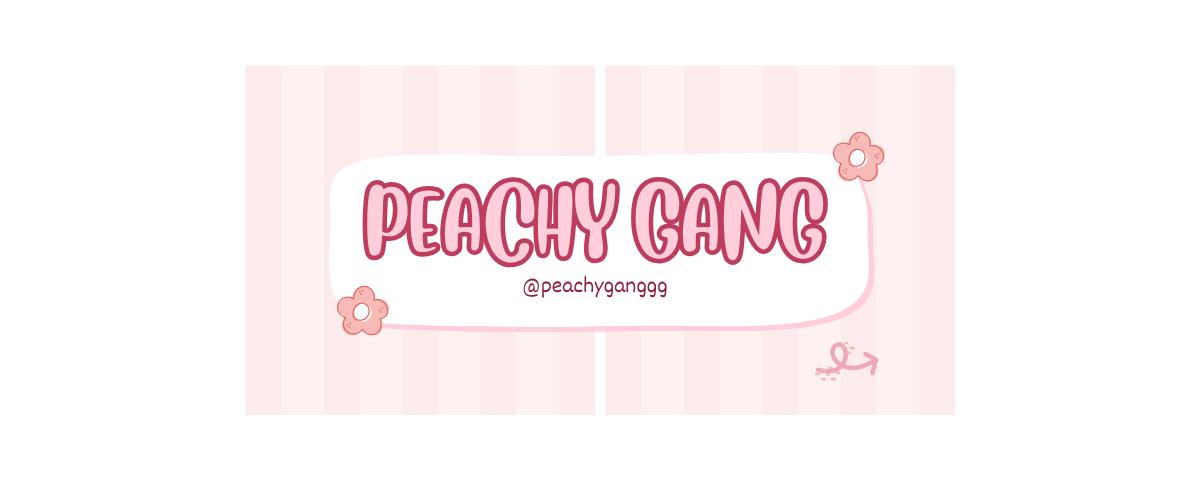 Discovery splash banner for PEACHY GANG Discord server