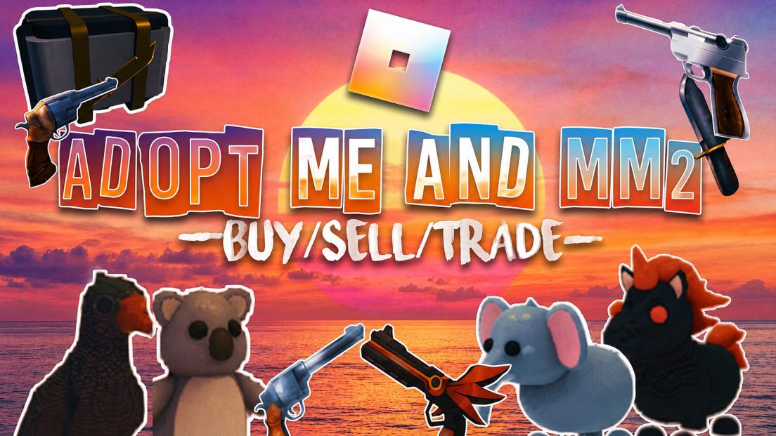 Discovery splash banner for Adoptme + Mm2 | Trade + Crosstrade Values Discord server