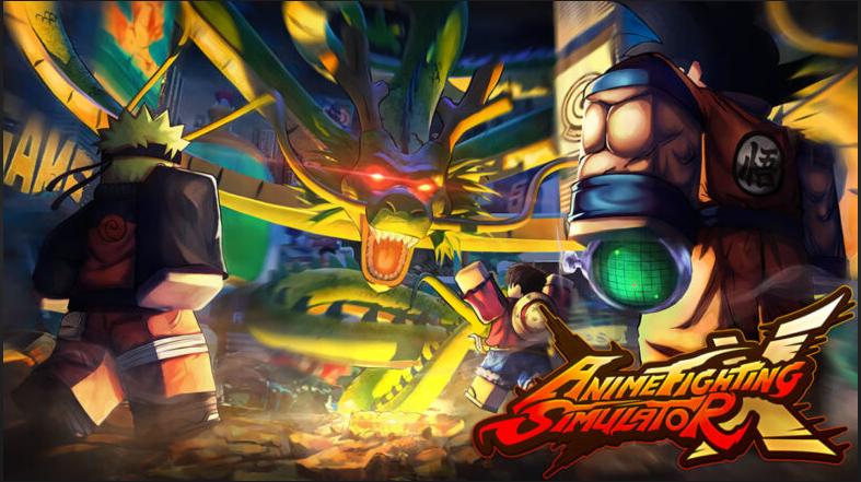 Discovery splash banner for Anime Fighting Simulator. Discord server