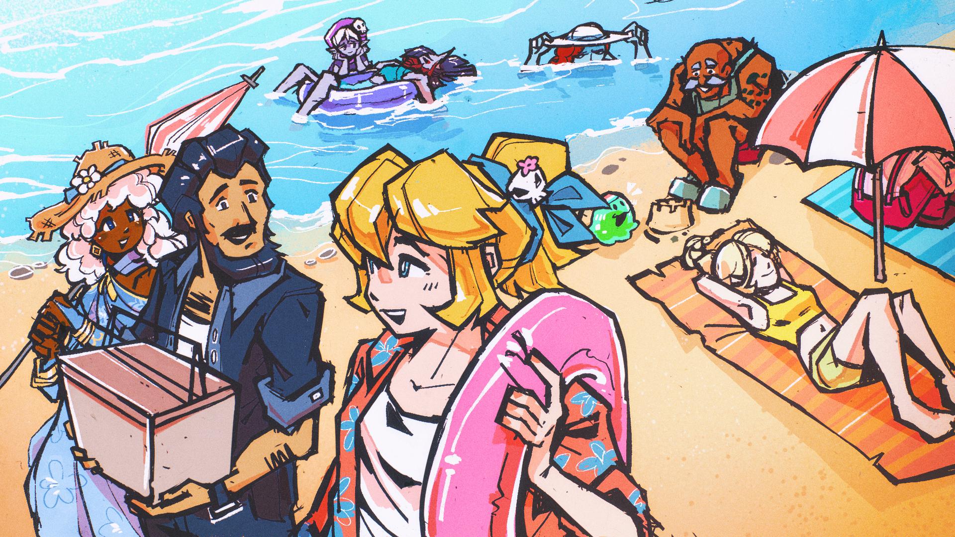 Discovery splash banner for Brace Yourself Games Discord server