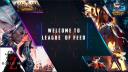 Discovery splash banner for League Of Feed Discord server