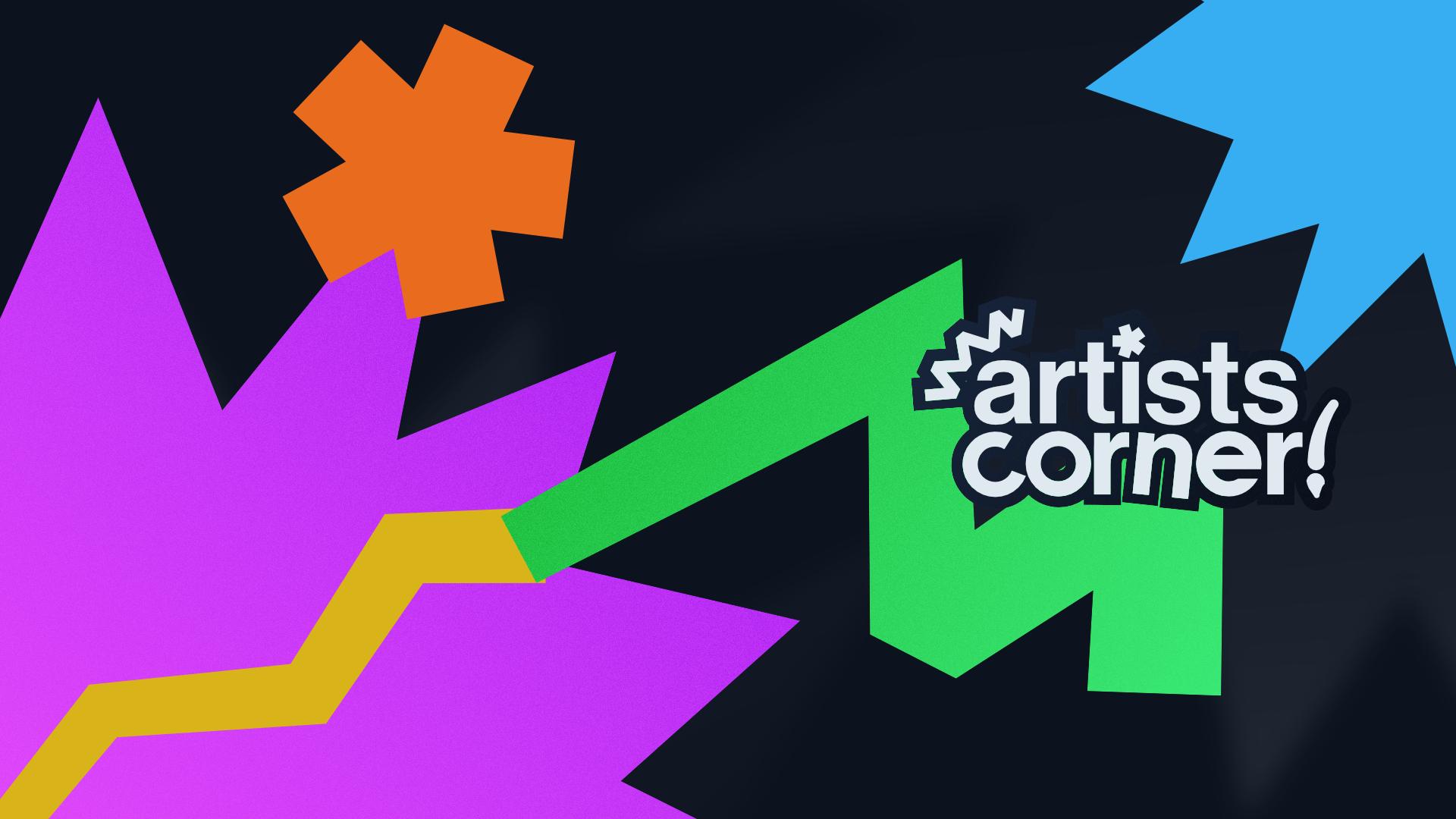 Discovery splash banner for ⦠Artists Corner ⦠Discord server