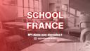 Discovery splash banner for School France - #Spring Discord server