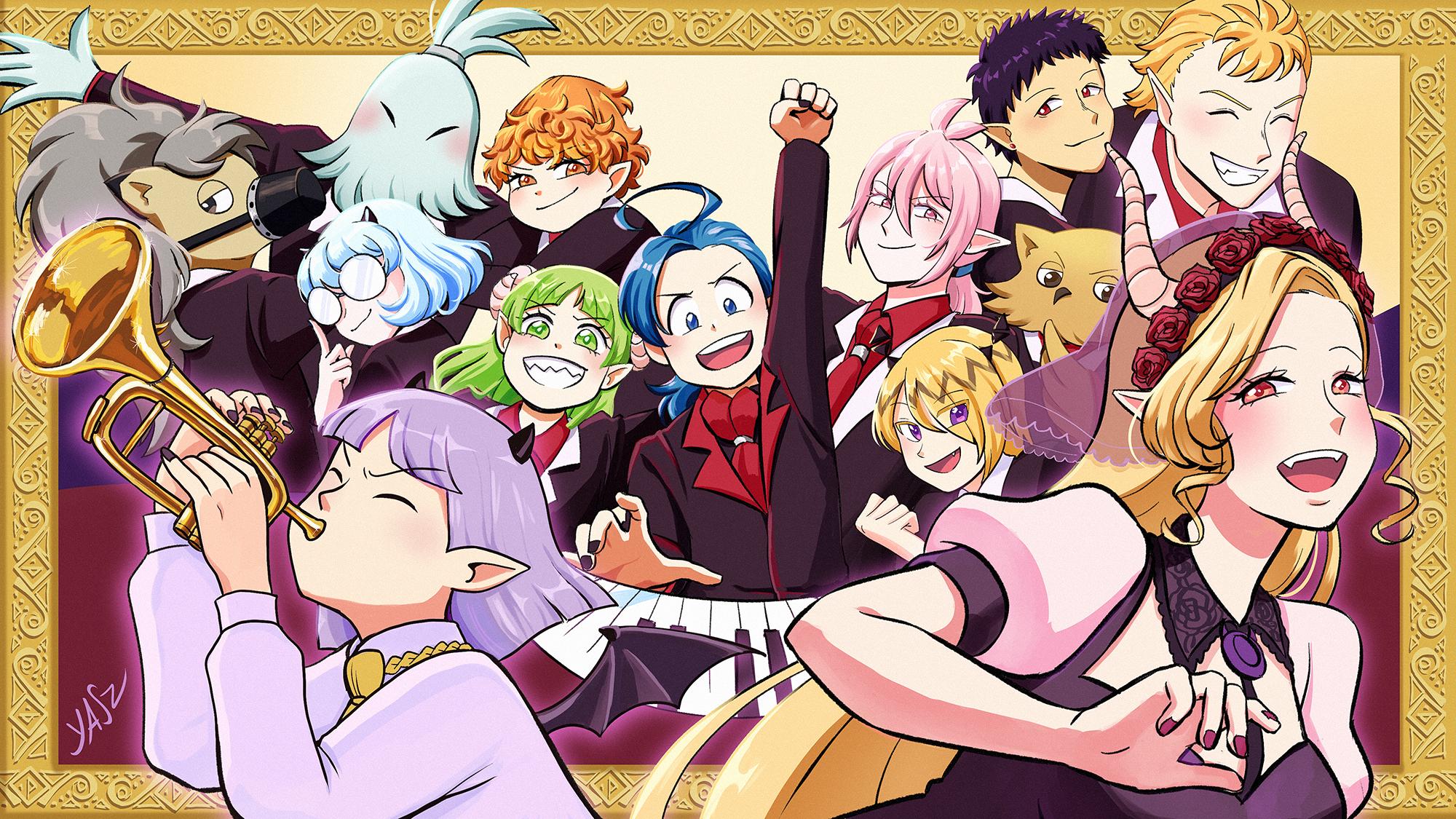 Discovery splash banner for Welcome to Demon School, Iruma-Kun! Discord server