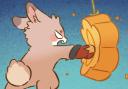 Discovery splash banner for Tuyes Cooking Class  ૮ ˶ᵔ ᵕ ᵔ˶ ა *✧ ☄*. | Furry • Art • VRChat • Commissions • Femboy • Boykisser Discord server