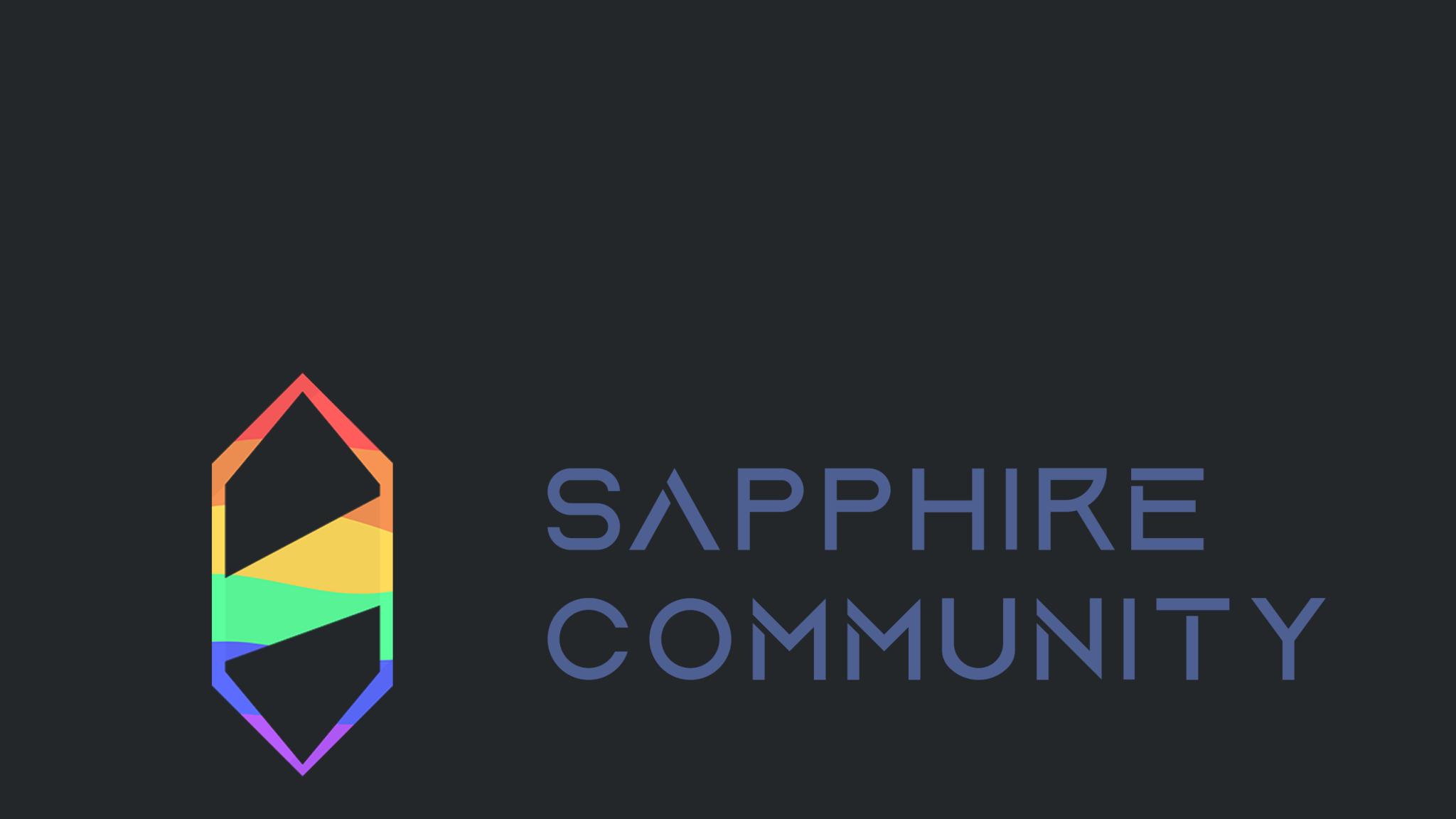 Discovery splash banner for Sapphire - Imagine a Framework Discord server