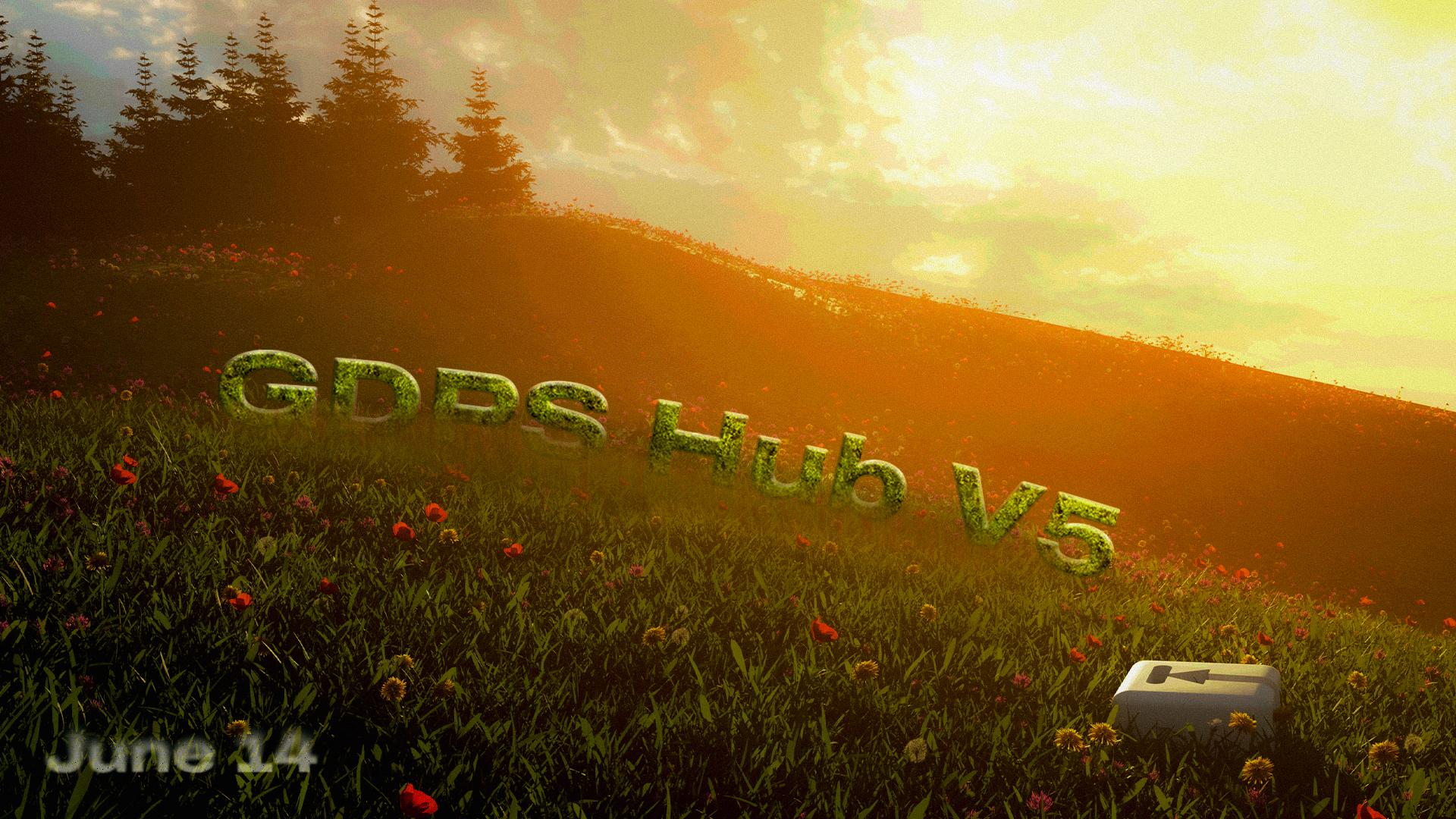 Discovery splash banner for GDPS Hub Discord server