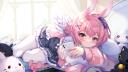 Discovery splash banner for Usagi Kira's Heaven Discord server
