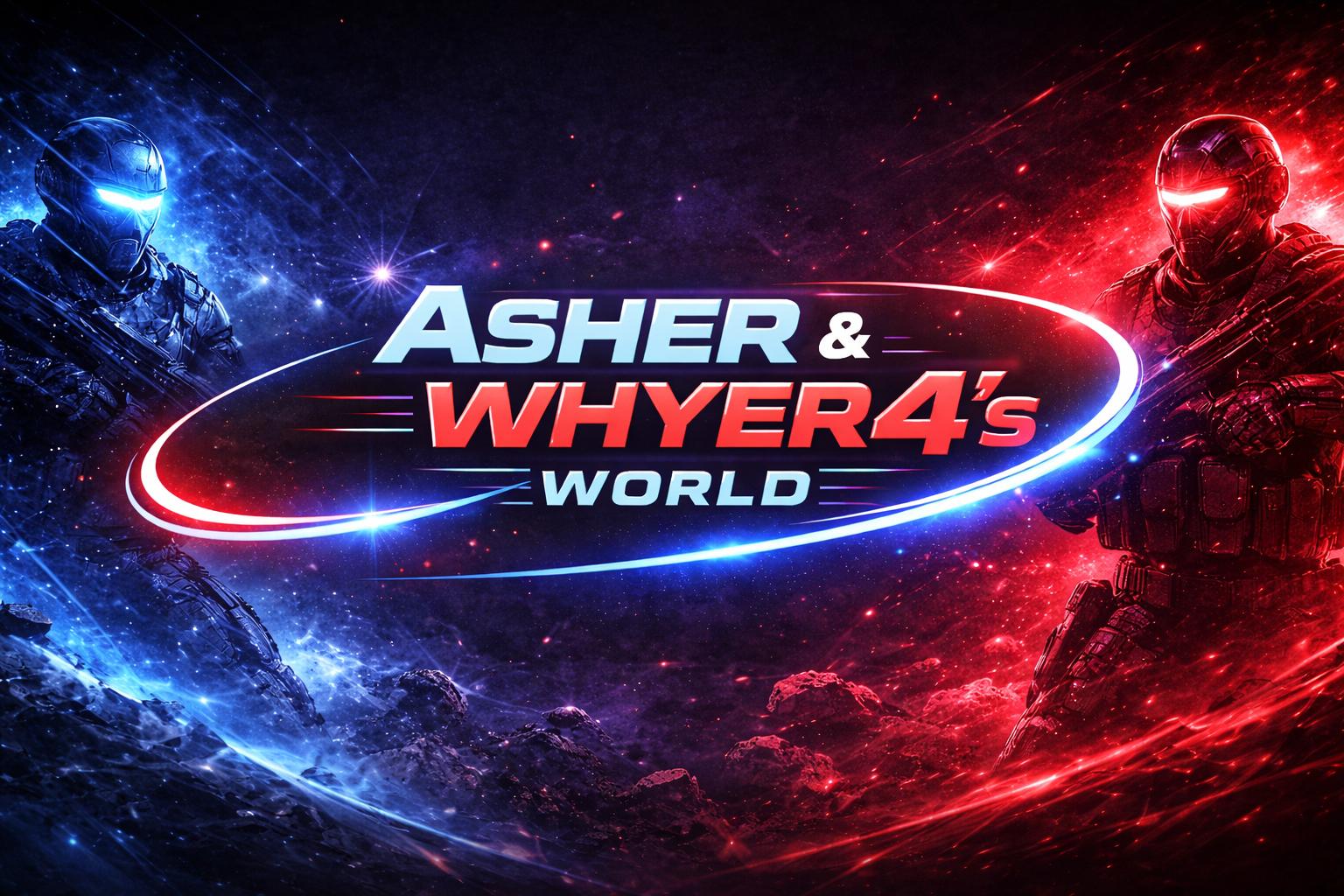 Discovery splash banner for Asher & WHYER4’s World Discord server