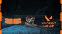 Discovery splash banner for VALORANT LATAM OFICIAL Discord server