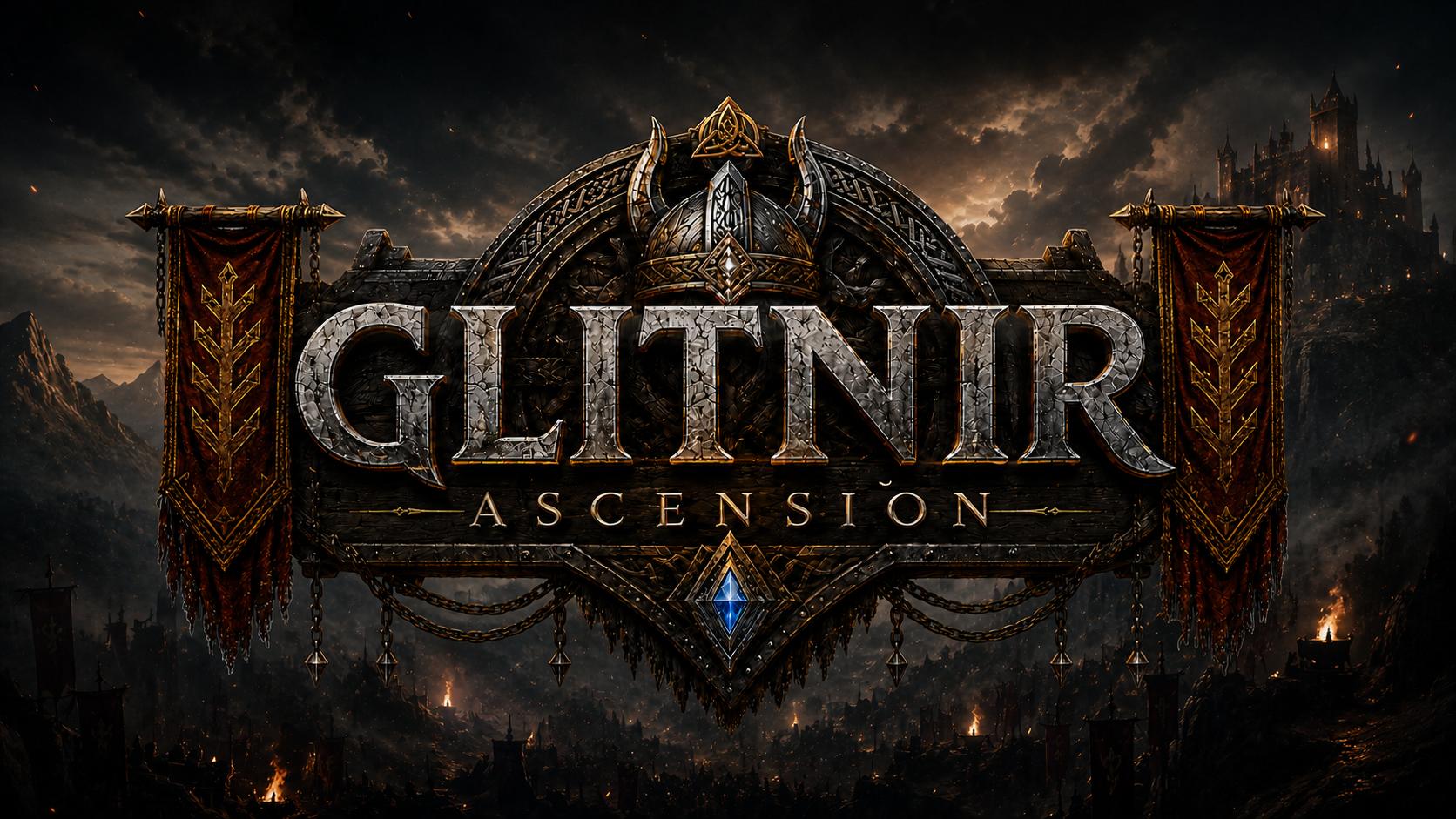 Discovery splash banner for 𝔾 𝕝 𝕚 𝕥 𝕟 𝕚 𝕣 - ⸸ ASCENSION ⸸ 🇧🇷 Discord server