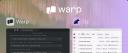 Discovery splash banner for Warp Discord server