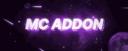 Discovery splash banner for Mc Addon Discord server