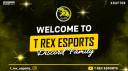 Discovery splash banner for T REX ESPORTS Discord server
