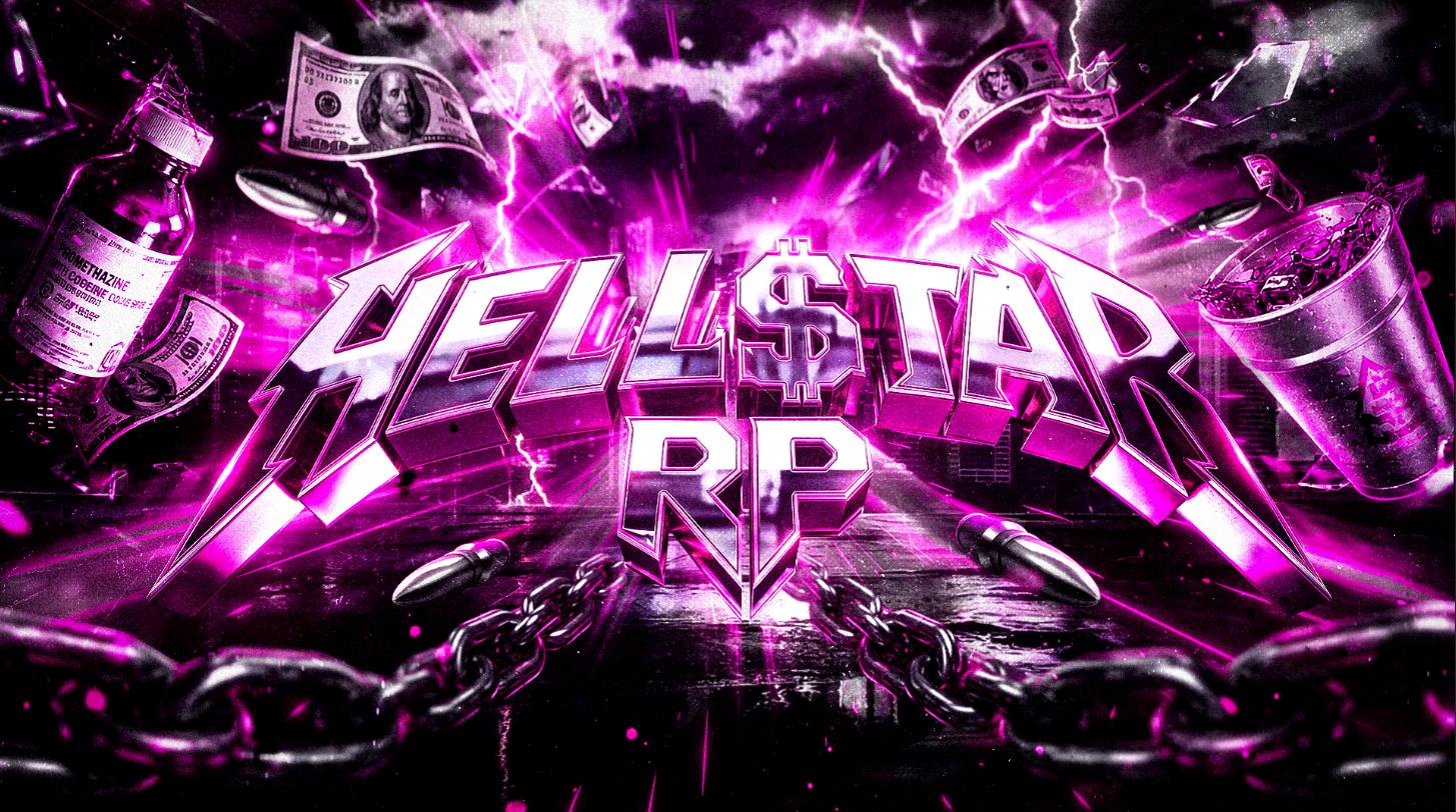 Discovery splash banner for Hellstar RP | OUT NOW☆ Discord server