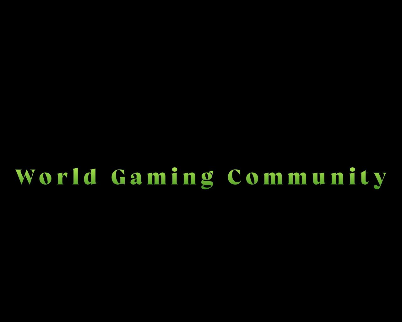 Discovery splash banner for World Gaming Community Discord server