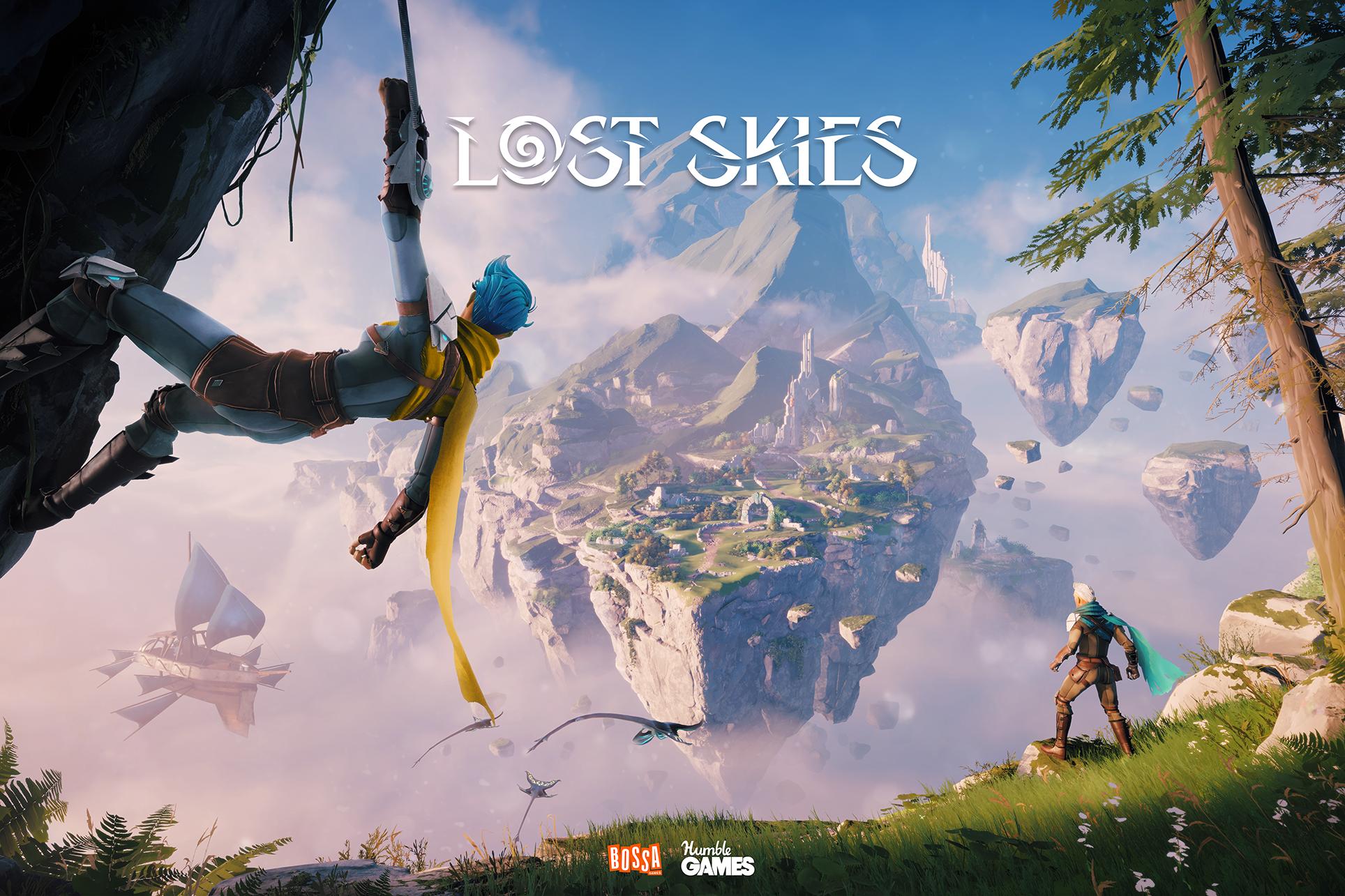 Discovery splash banner for Lost Skies Discord server