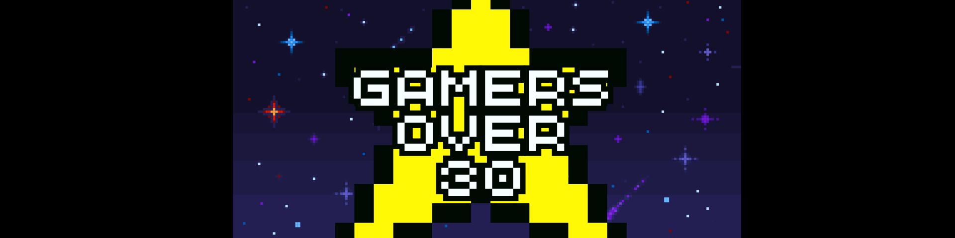 Discovery splash banner for Gamers Over 30 Discord server