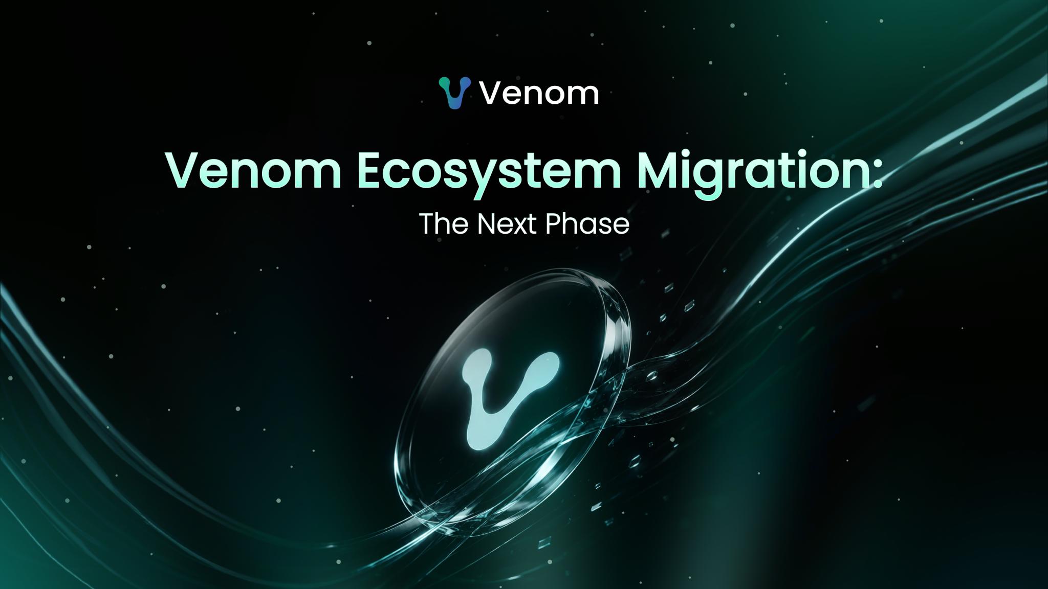 Discovery splash banner for Venom Foundation (The New Venom Mainnet Is Live) Discord server